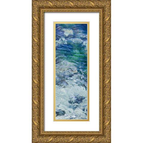 Tide Pool IV Gold Ornate Wood Framed Art Print with Double Matting by Crane, Rita