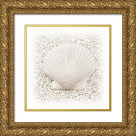 In the Sand II Gold Ornate Wood Framed Art Print with Double Matting by Christensen, Jim