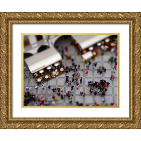 Toy Illusions II Gold Ornate Wood Framed Art Print with Double Matting by Christensen, Jim