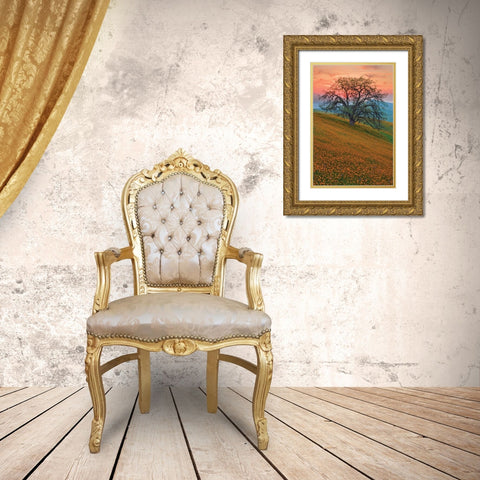 Rancheria Gold Ornate Wood Framed Art Print with Double Matting by Geistweite, Mark