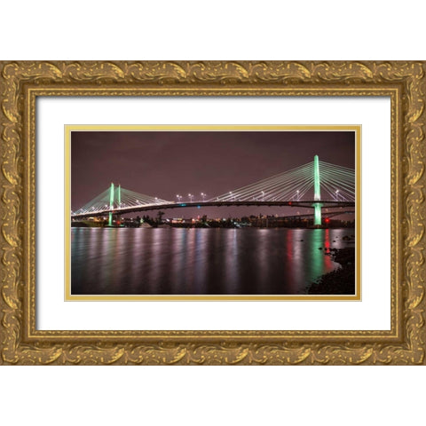 Tilikium Crossing Gold Ornate Wood Framed Art Print with Double Matting by Hellmann, Stan