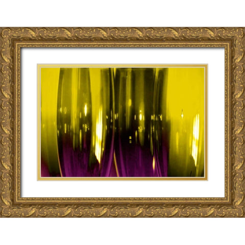 Wine Glasses II Gold Ornate Wood Framed Art Print with Double Matting by Hausenflock, Alan