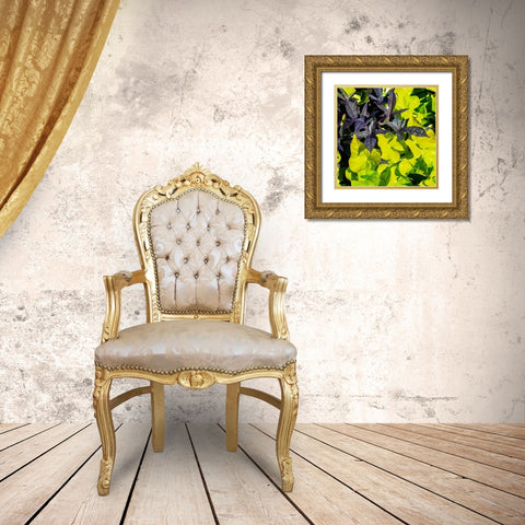Colorful Leaves I Gold Ornate Wood Framed Art Print with Double Matting by Hausenflock, Alan