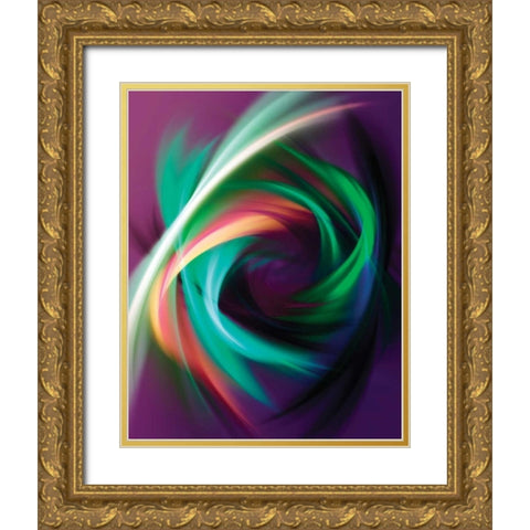Birds Nest Gold Ornate Wood Framed Art Print with Double Matting by Hausenflock, Alan