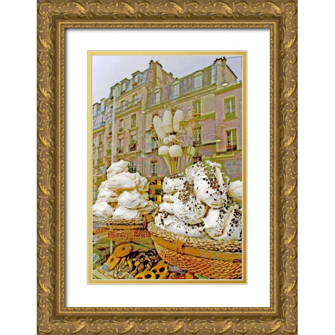 Pastry Window I Gold Ornate Wood Framed Art Print with Double Matting by Love, Maureen