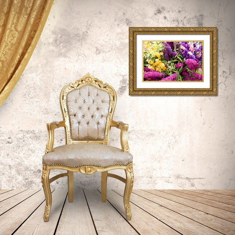 English Summer I Gold Ornate Wood Framed Art Print with Double Matting by Love, Maureen