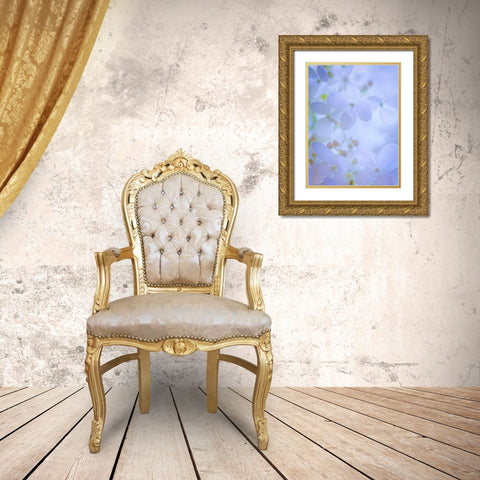 Hydrangea Paniculata II Gold Ornate Wood Framed Art Print with Double Matting by Mahan, Kathy