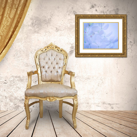 Lime Light Hydrangea II Gold Ornate Wood Framed Art Print with Double Matting by Mahan, Kathy