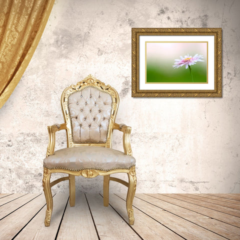 Macro Bloom III Gold Ornate Wood Framed Art Print with Double Matting by Millet, Karyn