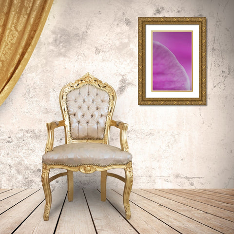 Purple I Gold Ornate Wood Framed Art Print with Double Matting by Millet, Karyn