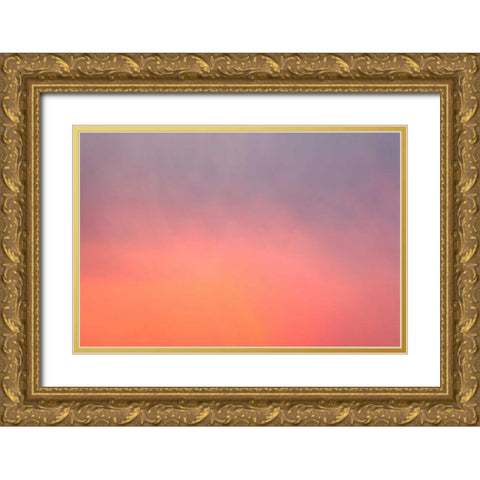 Sunset Sky I Gold Ornate Wood Framed Art Print with Double Matting by Millet, Karyn