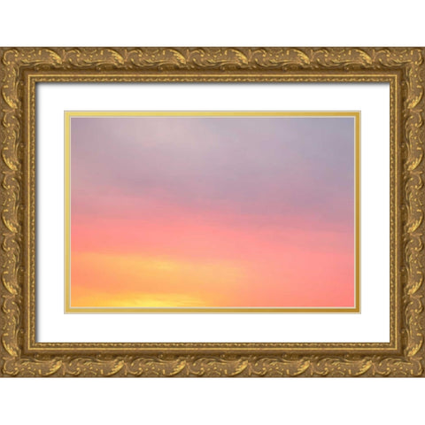 Sunset Sky II Gold Ornate Wood Framed Art Print with Double Matting by Millet, Karyn