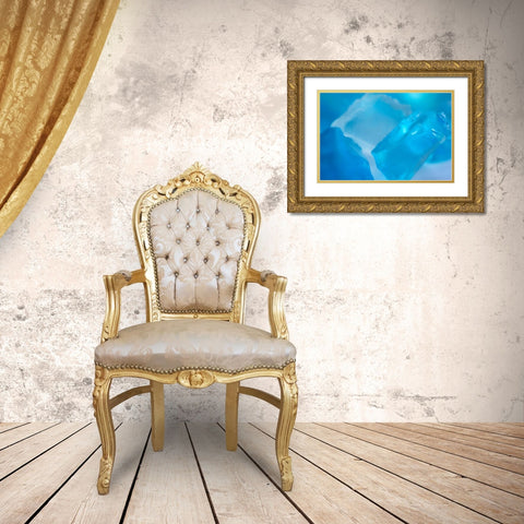 Sea Glass VI Gold Ornate Wood Framed Art Print with Double Matting by Millet, Karyn