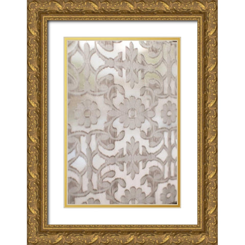 Tapestry Gold Ornate Wood Framed Art Print with Double Matting by Millet, Karyn