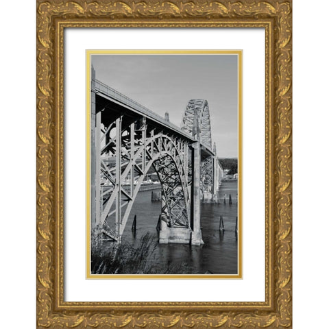 BW St. Johns Arches II Gold Ornate Wood Framed Art Print with Double Matting by Moore, Brian