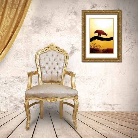 Tawny Sunrise Gold Ornate Wood Framed Art Print with Double Matting by Parker, Susann