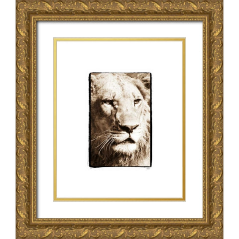 True I Gold Ornate Wood Framed Art Print with Double Matting by Parker, Susann