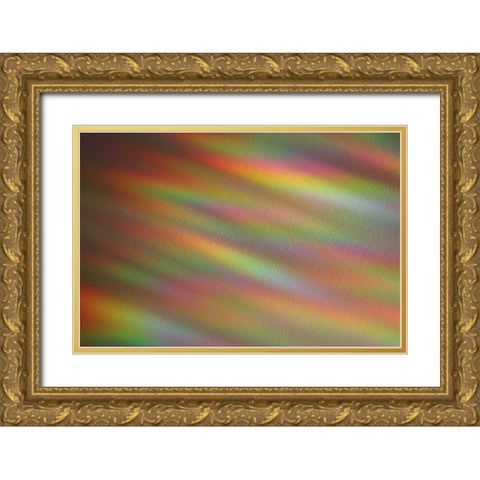 Ripples of Color II Gold Ornate Wood Framed Art Print with Double Matting by Putman, Tammy