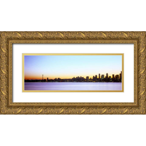 From Elliott Bay II Gold Ornate Wood Framed Art Print with Double Matting by Stefko, Bob