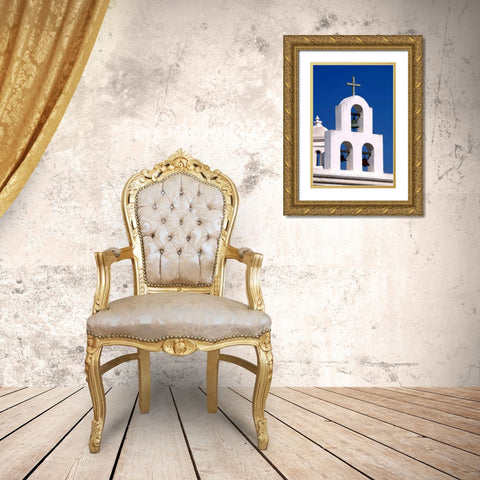 Mission Bells I Gold Ornate Wood Framed Art Print with Double Matting by Taylor, Douglas