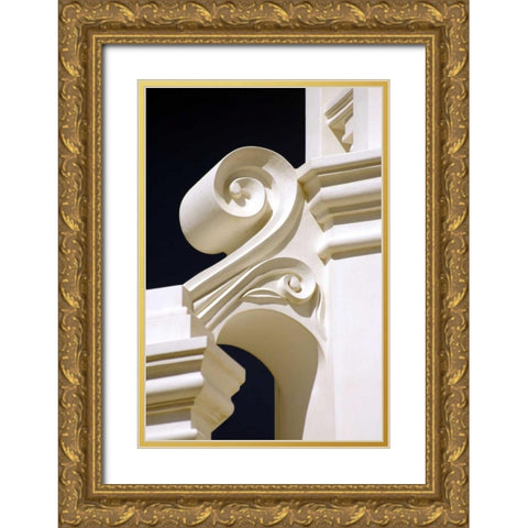 Mission Detail II Gold Ornate Wood Framed Art Print with Double Matting by Taylor, Douglas