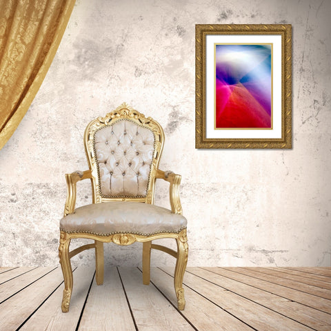 Volcano Visions Gold Ornate Wood Framed Art Print with Double Matting by Taylor, Douglas