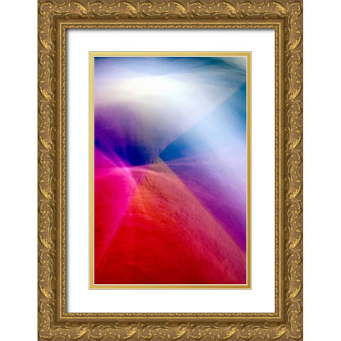 Volcano Visions Gold Ornate Wood Framed Art Print with Double Matting by Taylor, Douglas