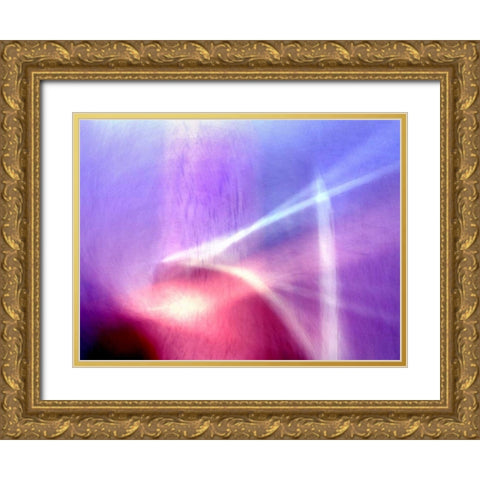 Sunken Forest Gold Ornate Wood Framed Art Print with Double Matting by Taylor, Douglas