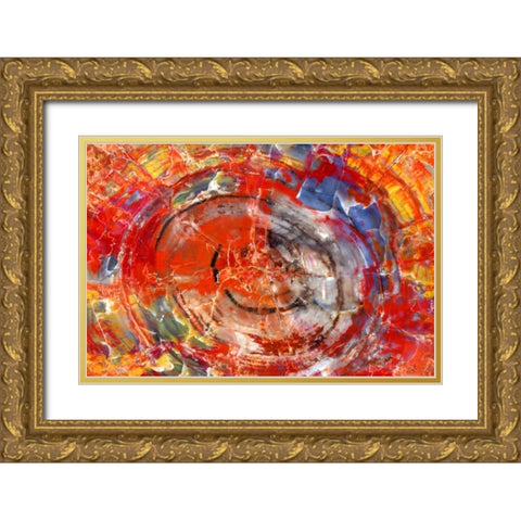Minerals in Wood Gold Ornate Wood Framed Art Print with Double Matting by Taylor, Douglas