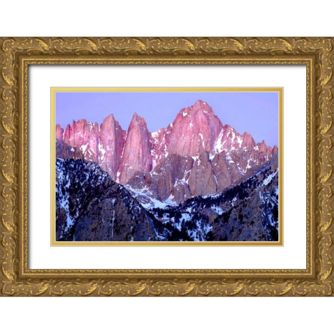 Dawns Early Light I Gold Ornate Wood Framed Art Print with Double Matting by Taylor, Douglas