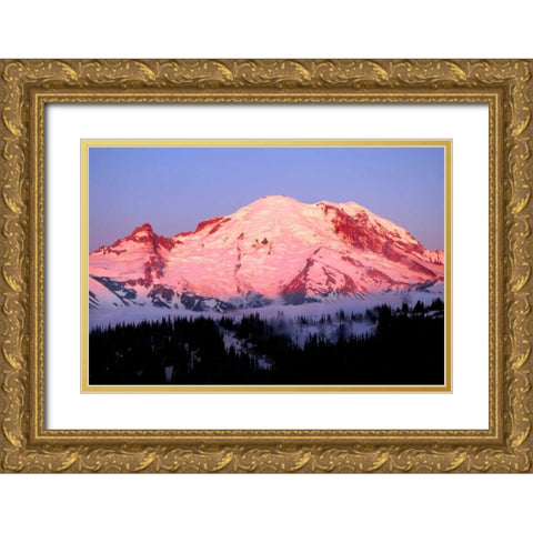 Summer Sunrise Gold Ornate Wood Framed Art Print with Double Matting by Taylor, Douglas