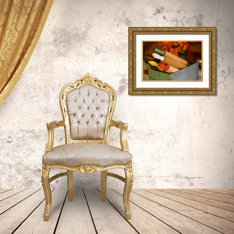 Rolling Pins II Gold Ornate Wood Framed Art Print with Double Matting by Clayton-Thompson, Philip