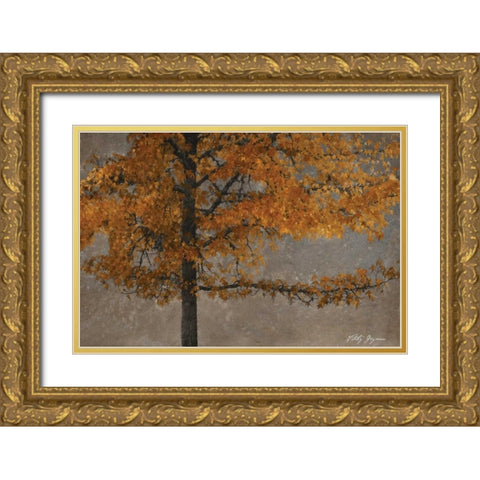 Tree Angel I Gold Ornate Wood Framed Art Print with Double Matting by Geyman, Vitaly