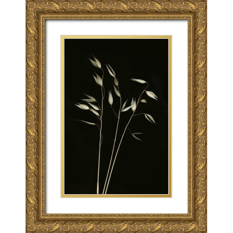 Grass Mosaic I Gold Ornate Wood Framed Art Print with Double Matting by Geyman, Vitaly