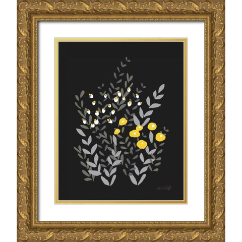 Bella Garden II Gold Ornate Wood Framed Art Print with Double Matting by Ruff, Kris