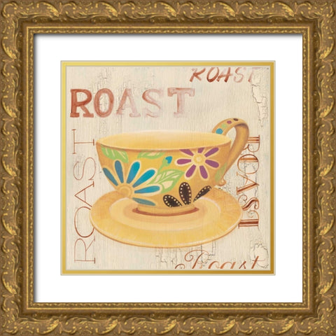 Morning Coffee II Gold Ornate Wood Framed Art Print with Double Matting by Smith, Pamela