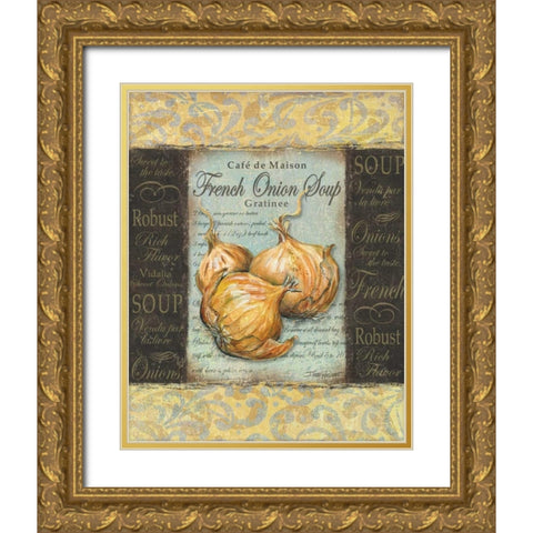 Gourmet I Gold Ornate Wood Framed Art Print with Double Matting by Williams, Todd