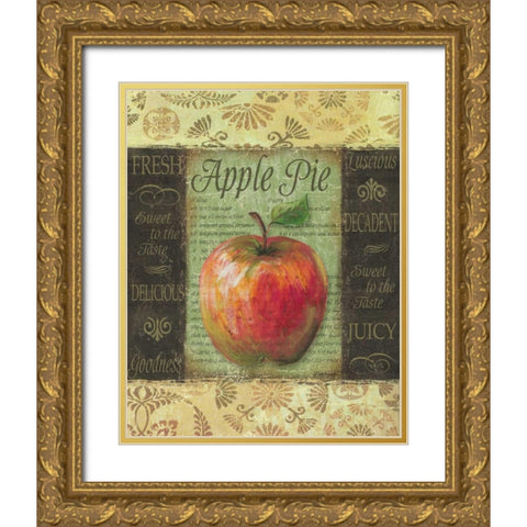 Apple Pie Gold Ornate Wood Framed Art Print with Double Matting by Williams, Todd