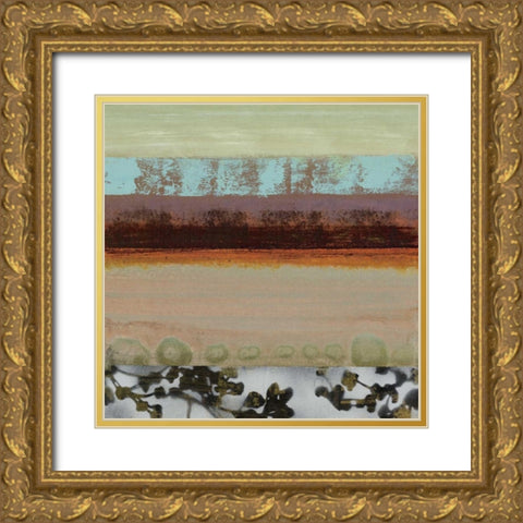 Elemental II Gold Ornate Wood Framed Art Print with Double Matting by Werbelow, Selina
