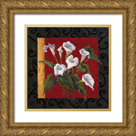 Classique I Gold Ornate Wood Framed Art Print with Double Matting by Wacaster, Linda