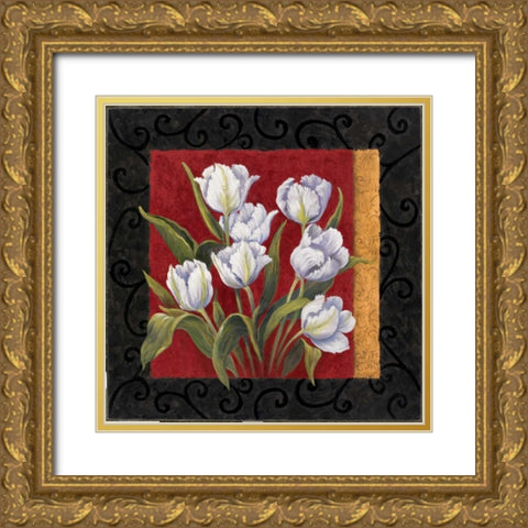 Classique II Gold Ornate Wood Framed Art Print with Double Matting by Wacaster, Linda