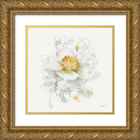 Luminescence 01 Gold Ornate Wood Framed Art Print with Double Matting by Audit, Lisa