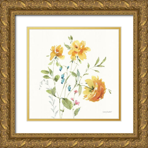 Shine Bright VII Gold Ornate Wood Framed Art Print with Double Matting by Audit, Lisa