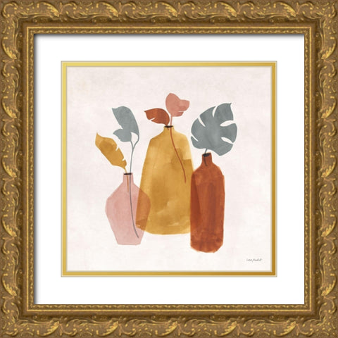 Terracotta 03 Gold Ornate Wood Framed Art Print with Double Matting by Audit, Lisa