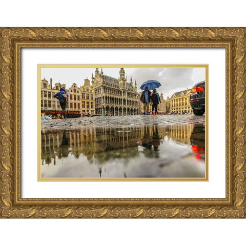 BEN08855 Gold Ornate Wood Framed Art Print with Double Matting by Heine, Ben