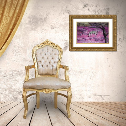 Once Upon a Time in Kenya - 7 Gold Ornate Wood Framed Art Print with Double Matting by Heine, Ben