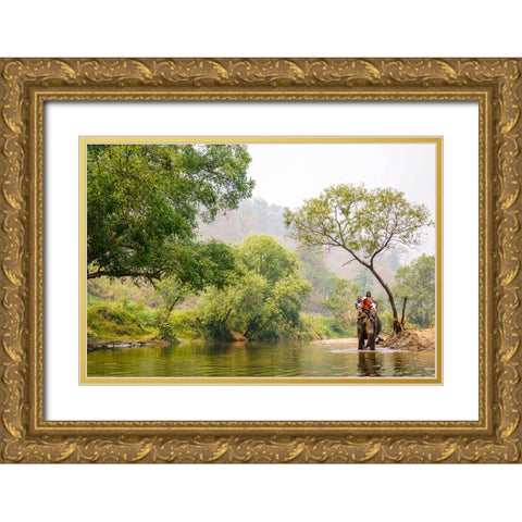 Thailand - 37 Gold Ornate Wood Framed Art Print with Double Matting by Heine, Ben