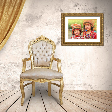 Thailand - 195_2 Gold Ornate Wood Framed Art Print with Double Matting by Heine, Ben