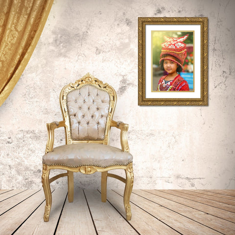 Thailand - 197 Gold Ornate Wood Framed Art Print with Double Matting by Heine, Ben
