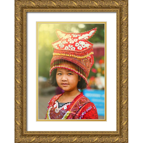 Thailand - 197 Gold Ornate Wood Framed Art Print with Double Matting by Heine, Ben